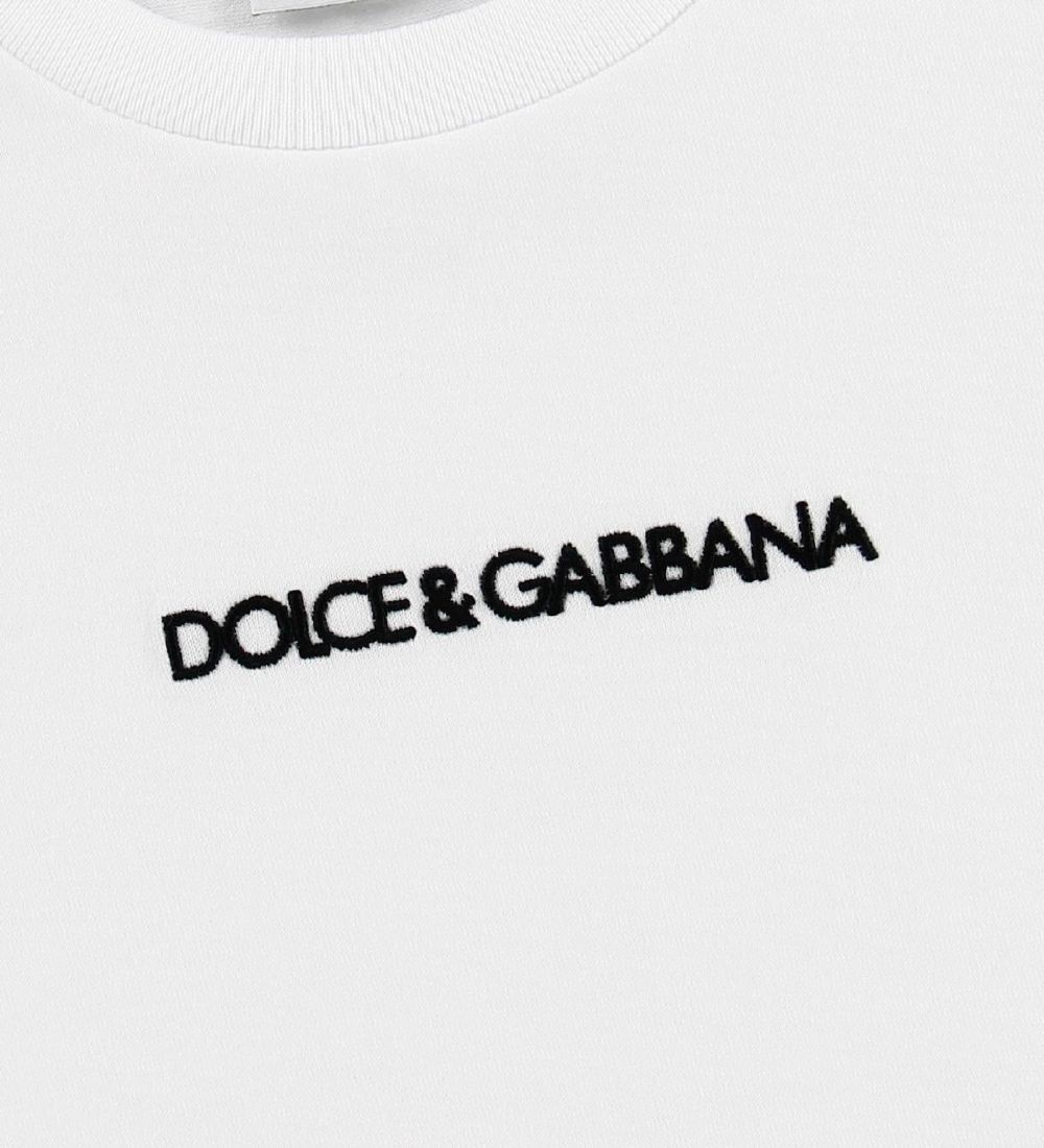 Dolce & Gabbana T-shirt - DNA - Hvid m. Logo