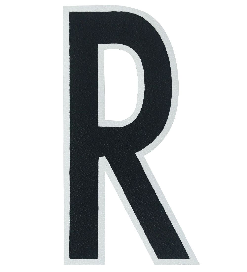 Design Letters Klistermrke - Mobil - R - 5cm - Black