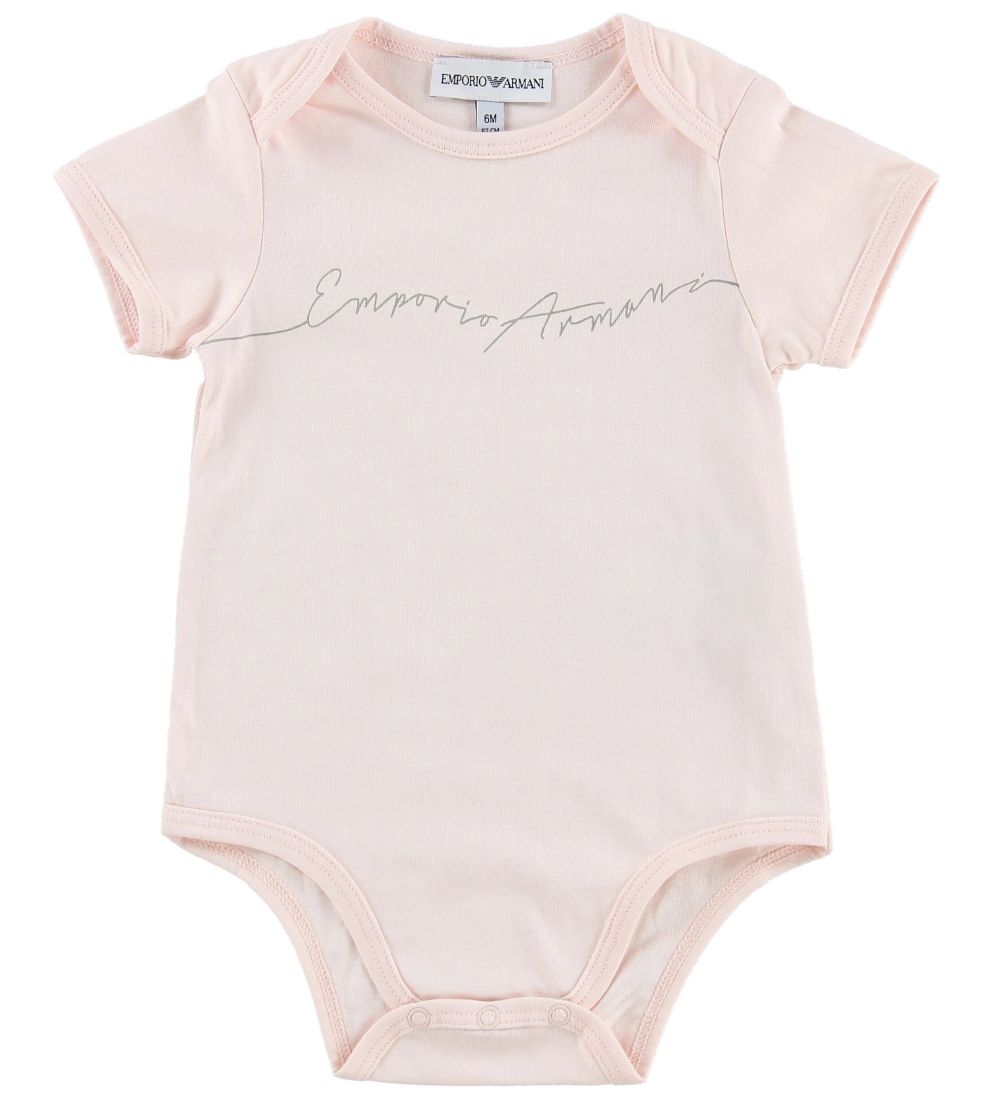 Emporio Armani Bodyer k/æ - 3-pak - Hvid/Pudder