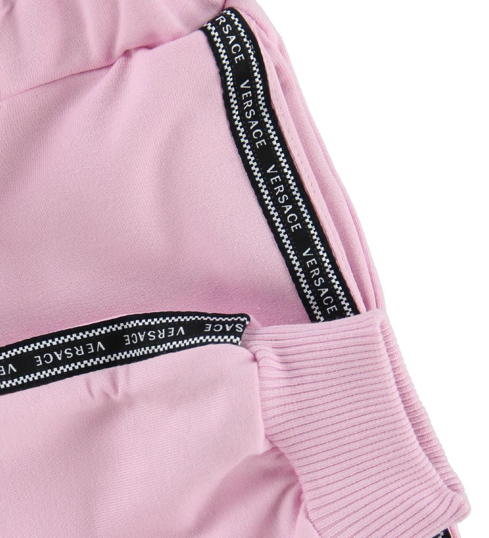 Versace Sweatpants - Lyserød m. Logostribe