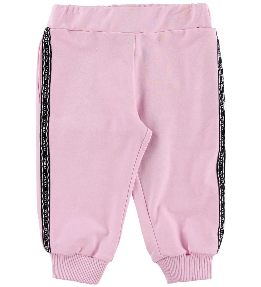 Versace Sweatpants - Lyserød m. Logostribe