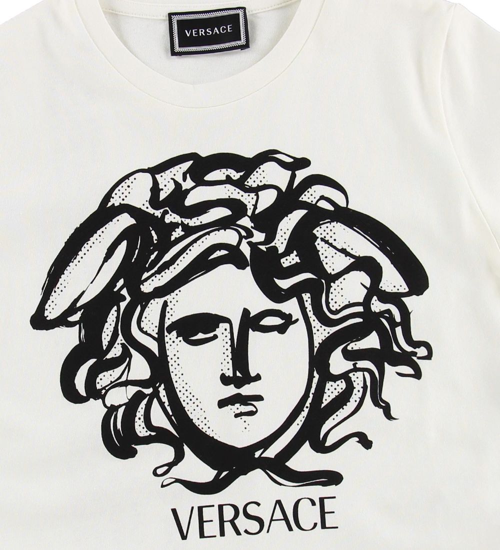 Versace T-shirt - Hvid m. Medusa