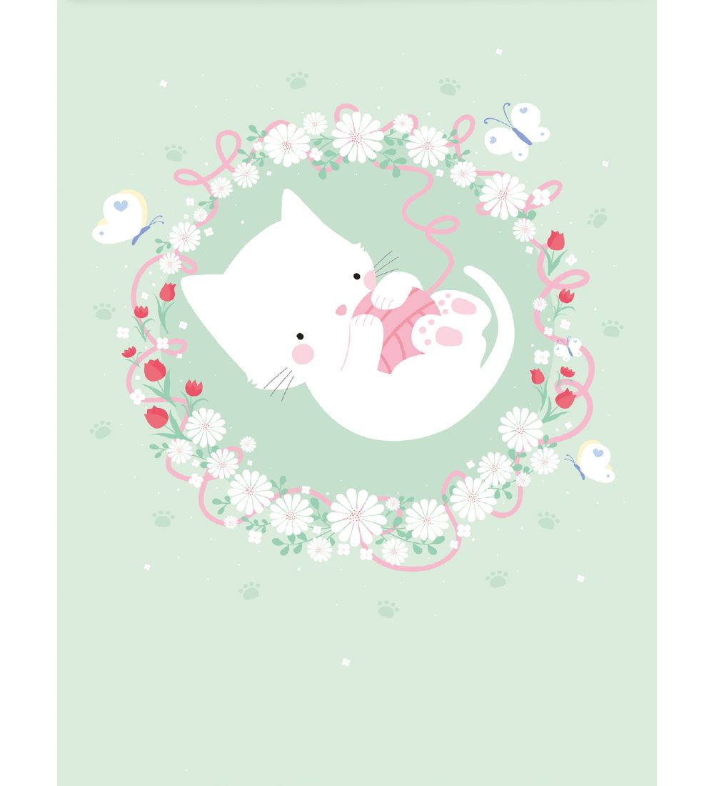 A Little Lovely Company Plakat - 50x70 cm - Cat