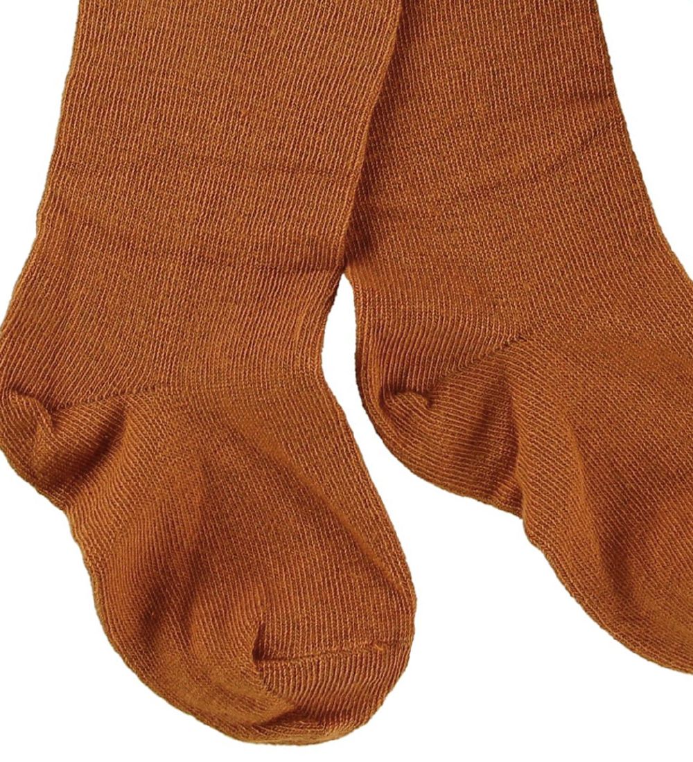 Melton Strømpebukser - Brændt Orange