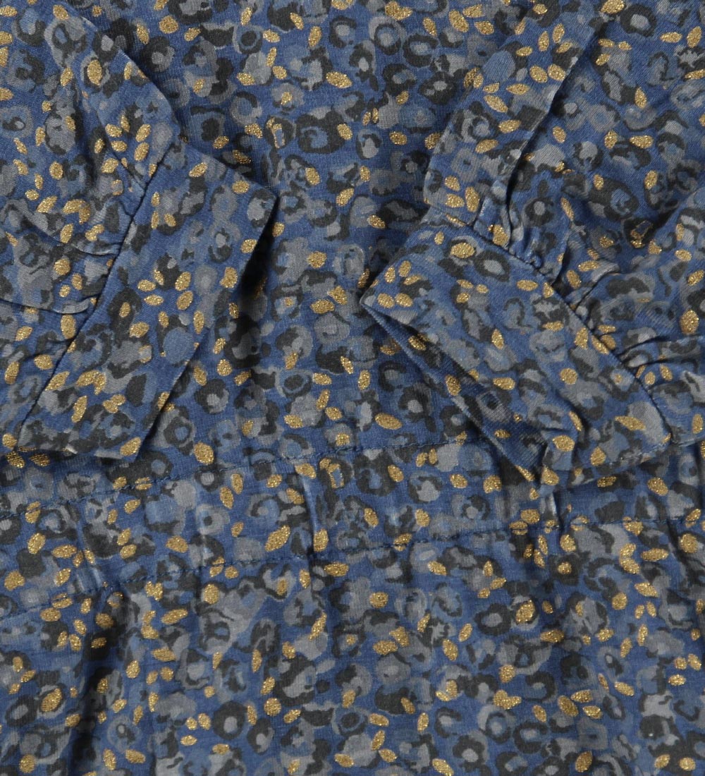 Wheat Kjole - Dorete - Blue Horizon m. Guld Glimmer