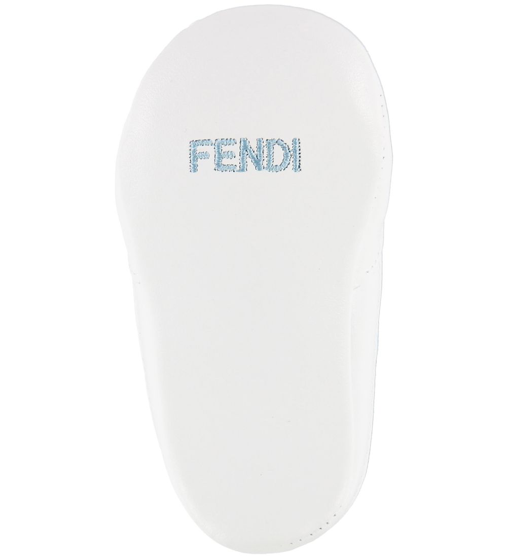 Fendi Hjemmesko - Lyseblå m. Logo