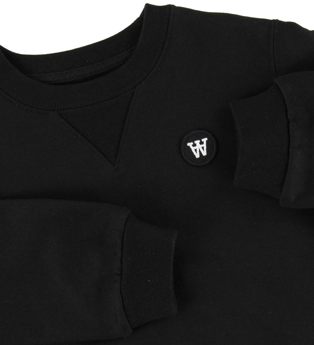 Wood Wood Sweatshirt - Rod - Sort