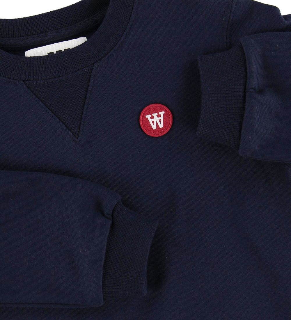 Wood Wood Sweatshirt - Rod - Navy
