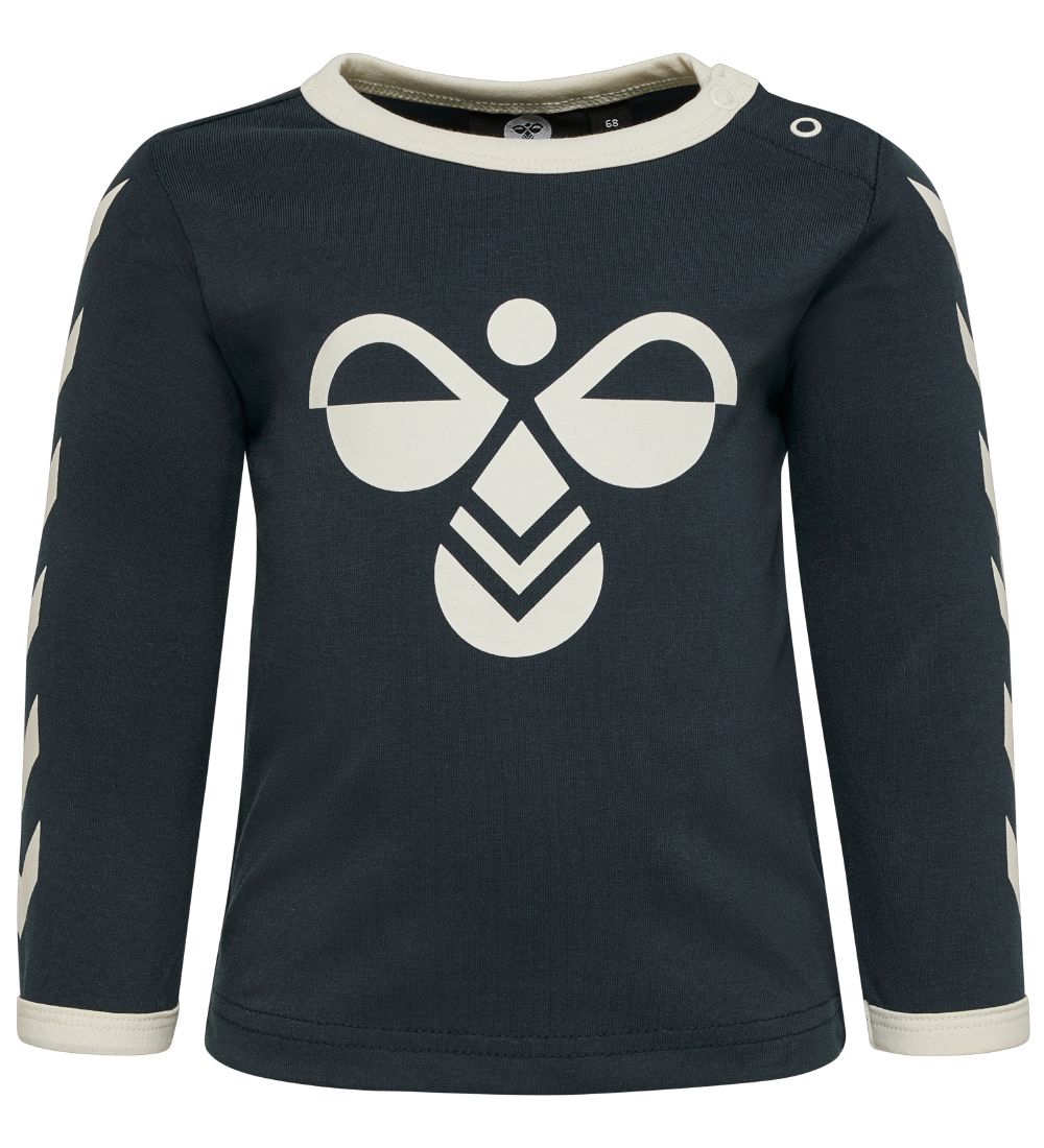 Hummel Bluse - HMLFlipper - Navy m. Logo