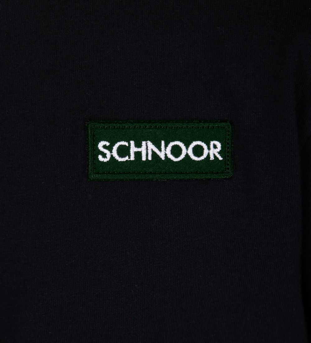 Schnoor T-shirt - Oliver - Sort m. Logo