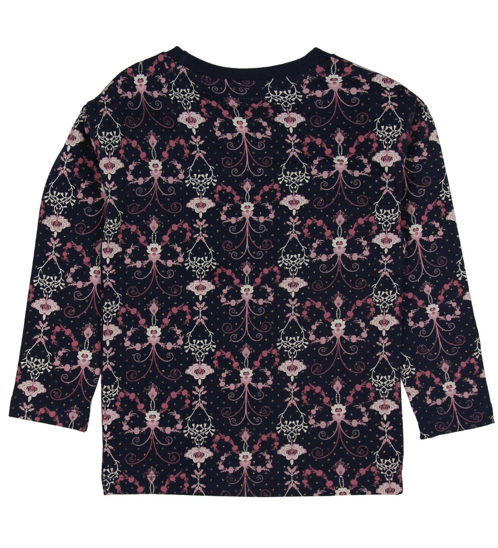 Small Rags Bluse - Navy m. Blomster