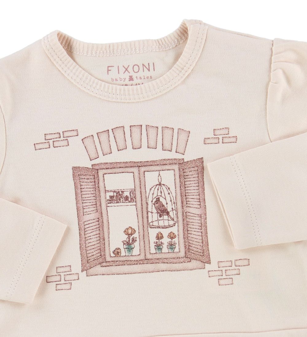 Fixoni Bluse - Joy - Rosa m. Vindue