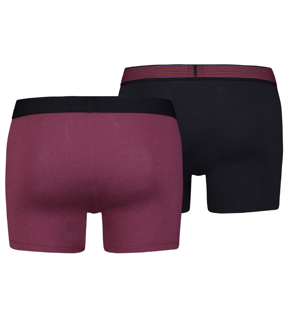 Levis Boxershorts - 2-pak - Boxer Brief - Fuchsia/Sort