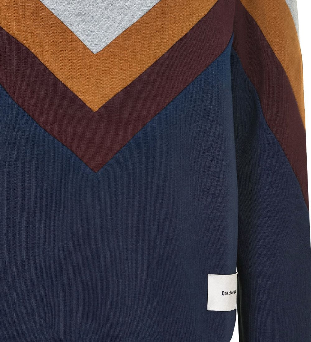 Cost:Bart Sweatshirt - Gia - Black Iris m. Vinkler