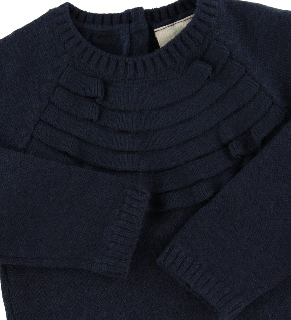 En Fant Kjole - Uld - Navy