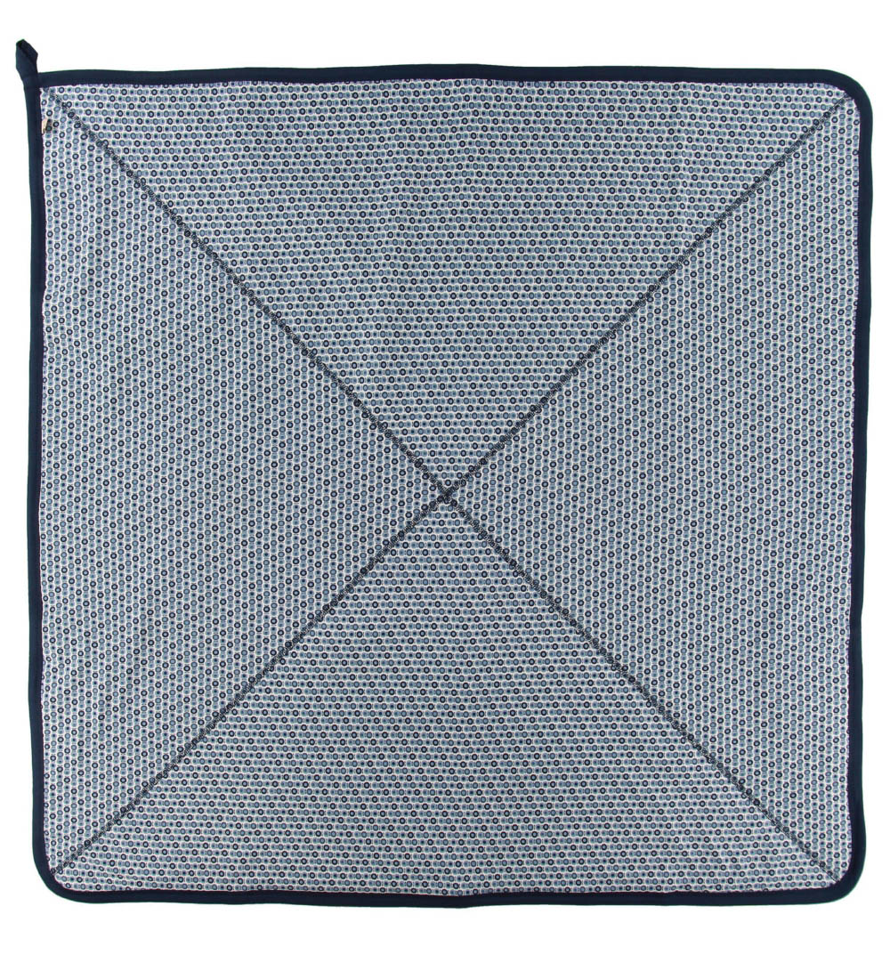 Katvig Tppe - 100x100 - Navy m. bler