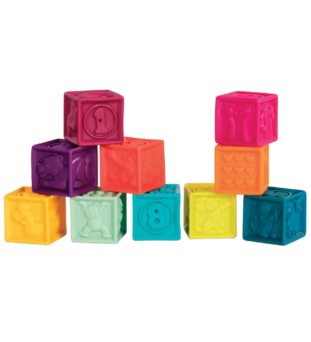 B. toys Blde Klodser - One Two Squeeze - Multifarvet