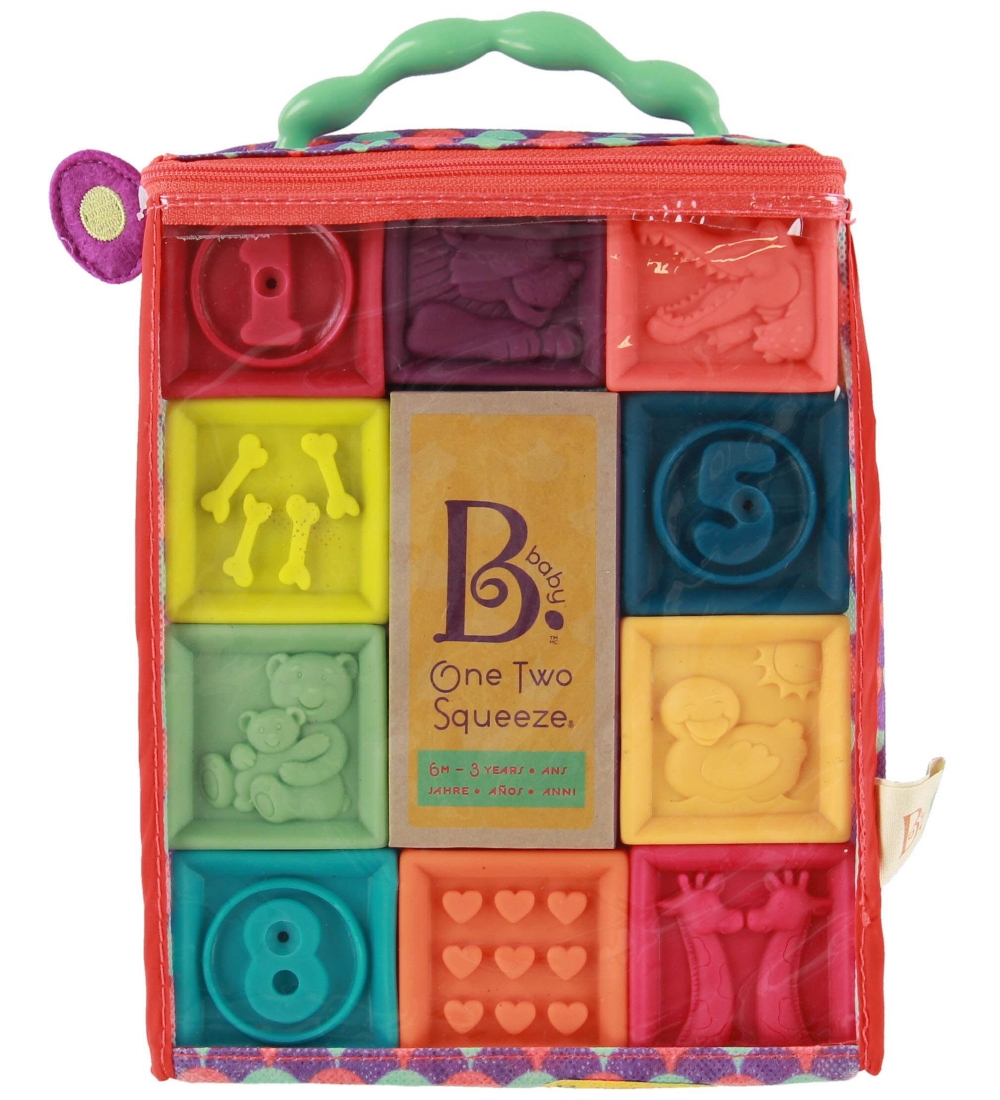 B. toys Blde Klodser - One Two Squeeze - Multifarvet