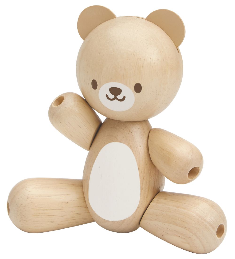 PlanToys Træbamse - Natur