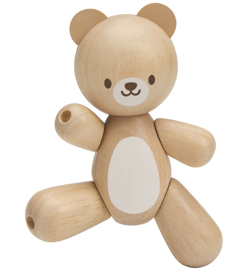 PlanToys Træbamse - Natur