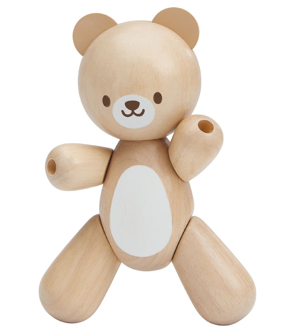 PlanToys Træbamse - Natur