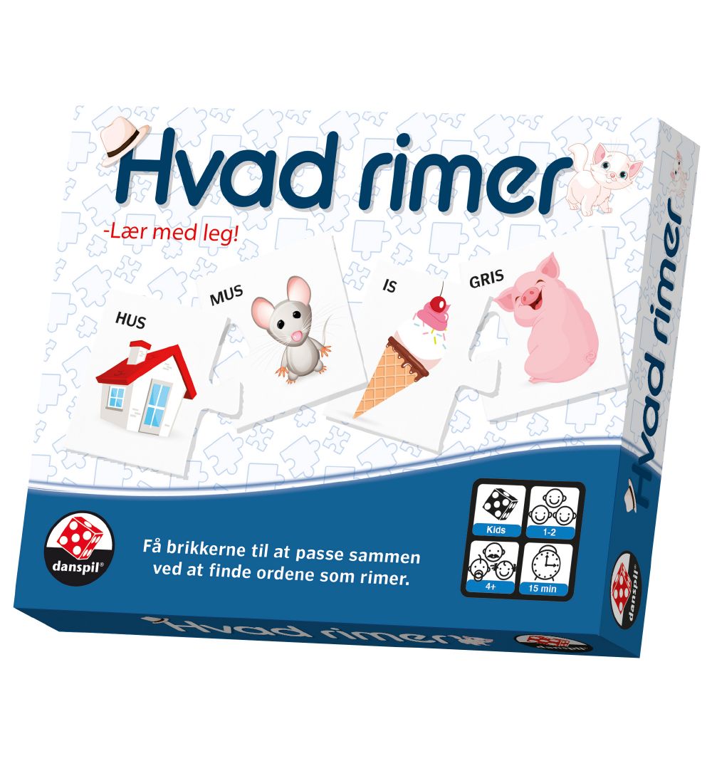 Danspil Læringsspil - Hvad Rimer