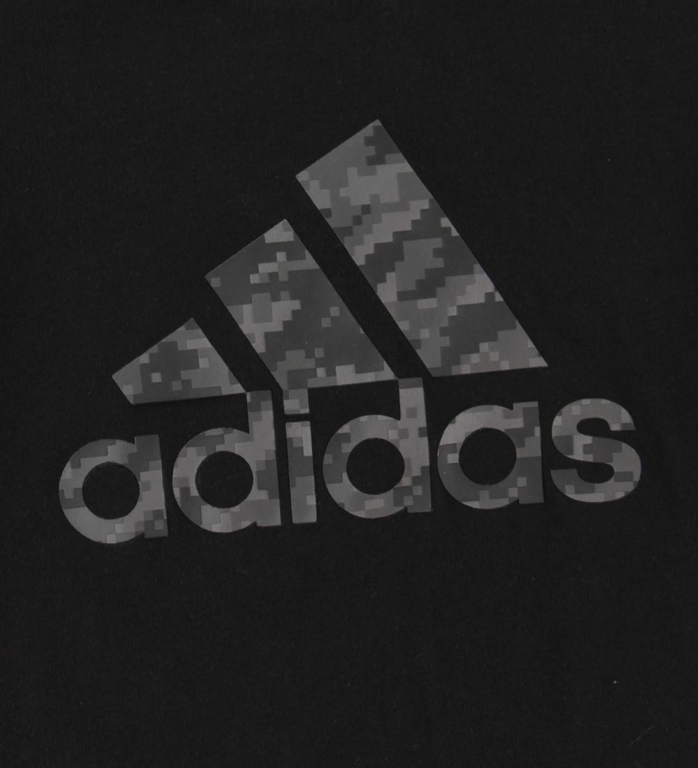 adidas Performance T-shirt - Sort m. Logo