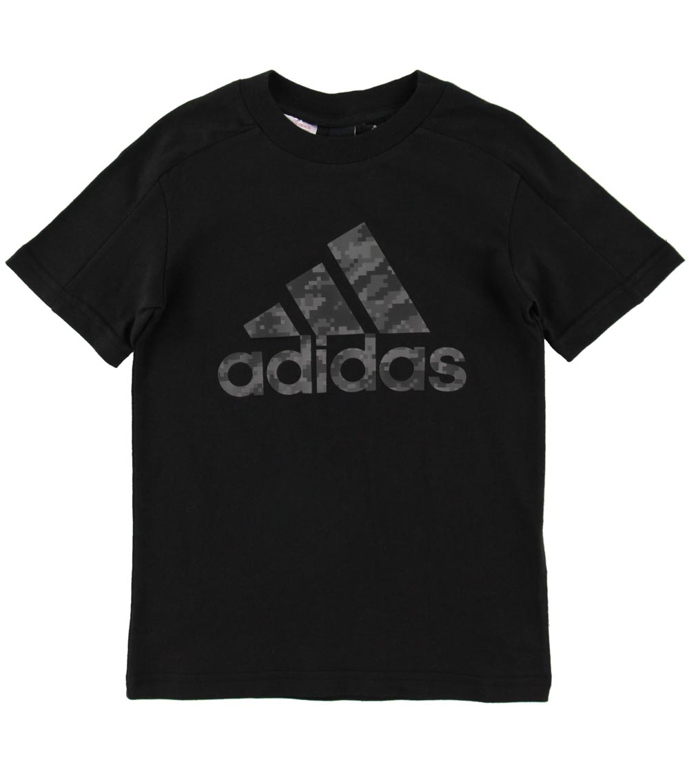 adidas Performance T-shirt - Sort m. Logo