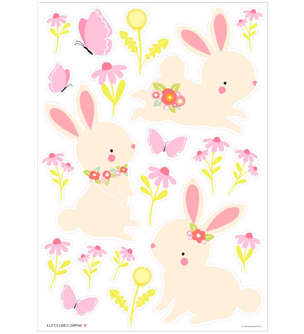 A Little Lovely Company Wallstickers - 35x50 cm - Bunny