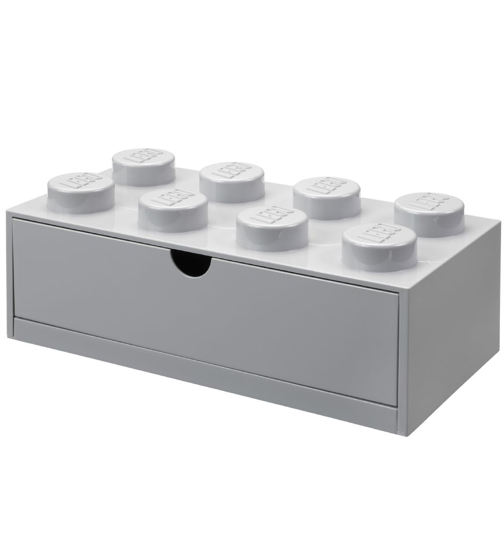 LEGO Storage Opbevaringsskuffe - 8 Knopper - 31x15x9 - Gr