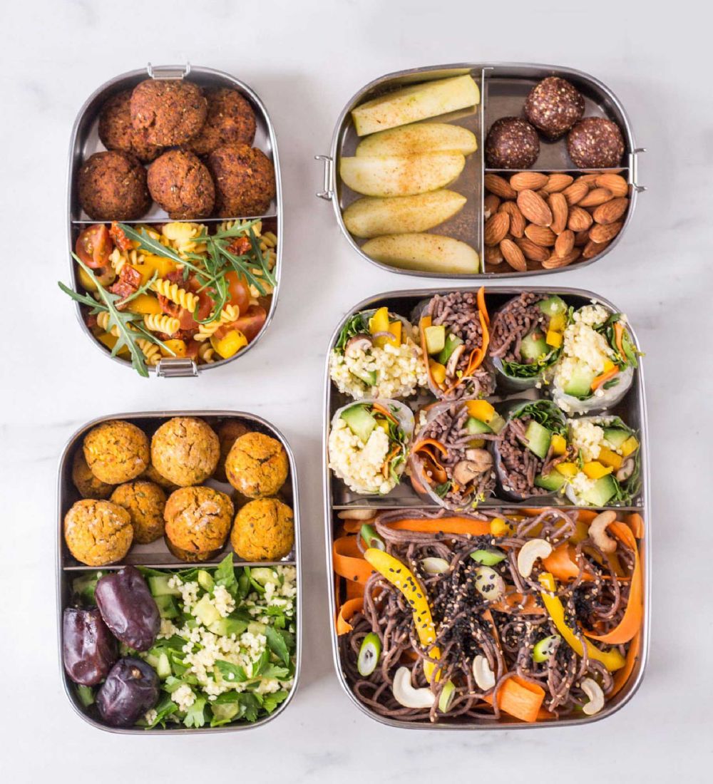 Yummii Yummii Bento Large - 3 rum - Rustfrit Stål