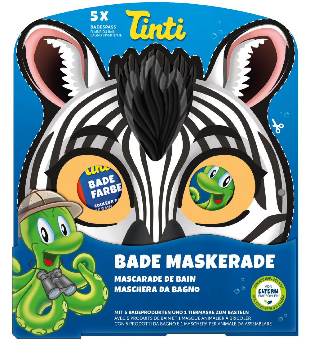 Tinti Maske & Badetilbehr - Zebra