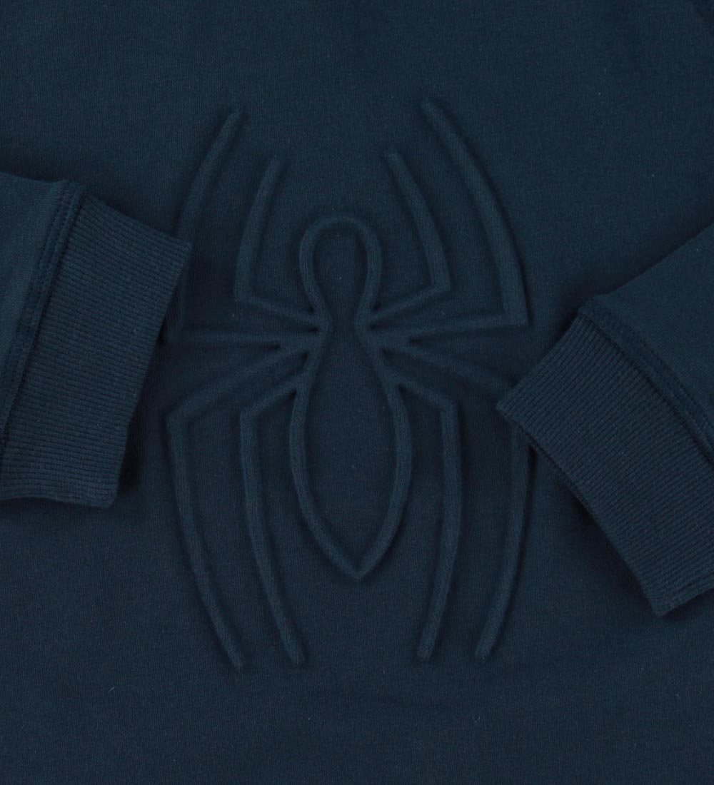 Wheat Marvel Sweatshirt - Spiderman - Indigo
