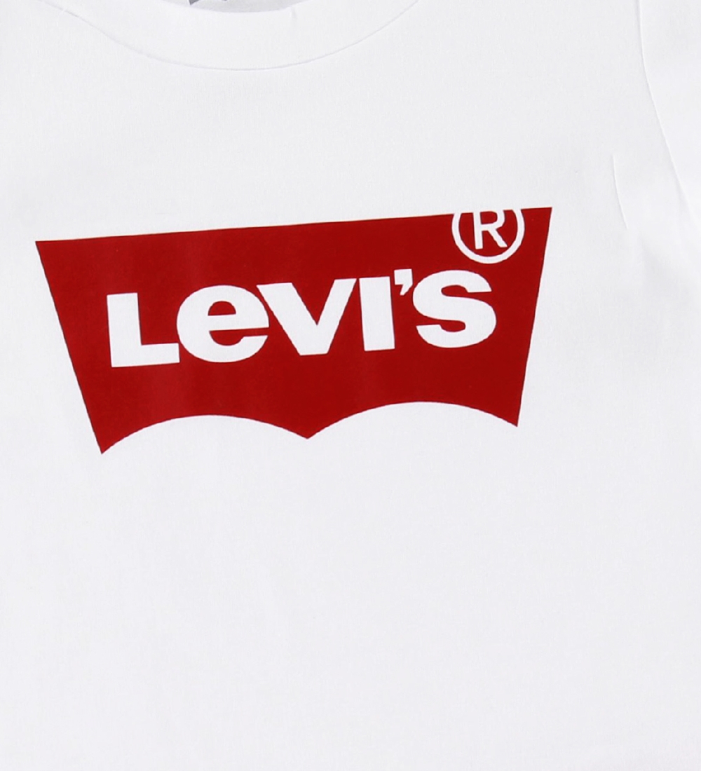 Levis T-shirt - Batwing - Hvid m. Logo