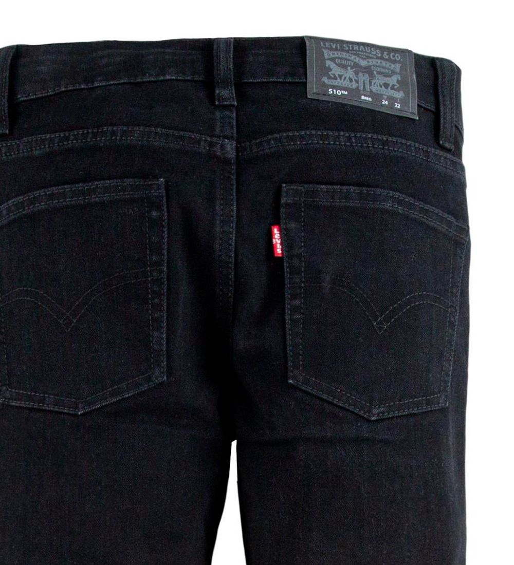Levis Jeans - 510 Skinny - Sort