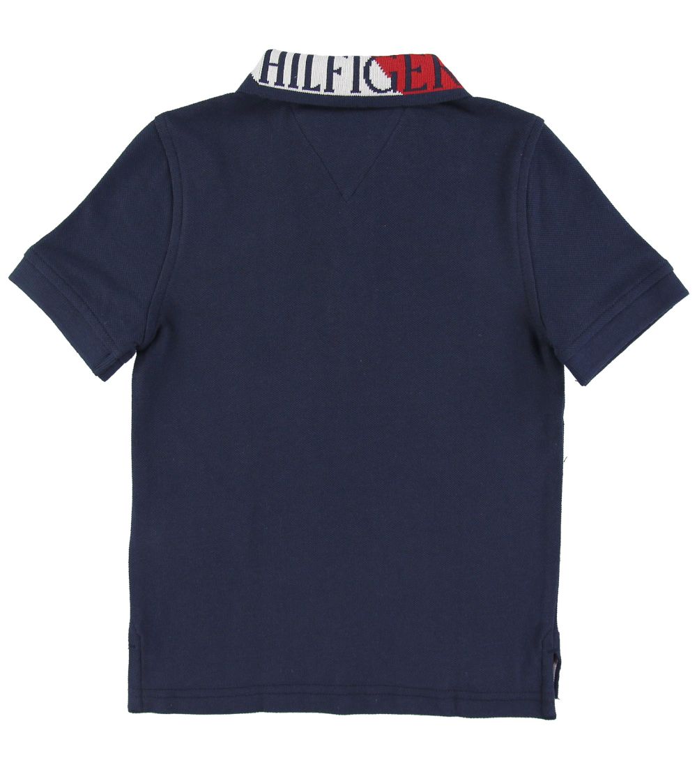 Tommy Hilfiger Polo - Intarsia - Navy