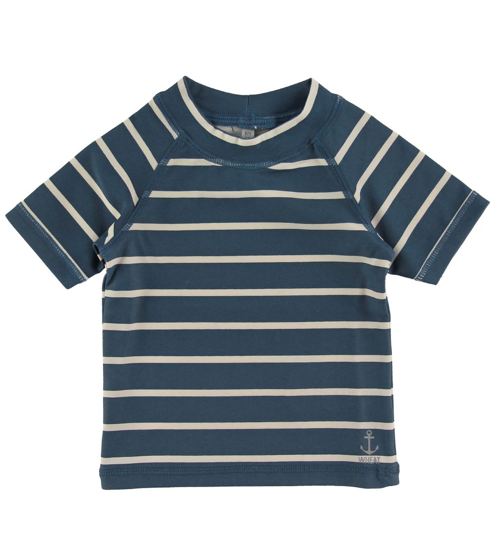 Wheat Badebluse - UV50+ - Jackie SS - Indigo