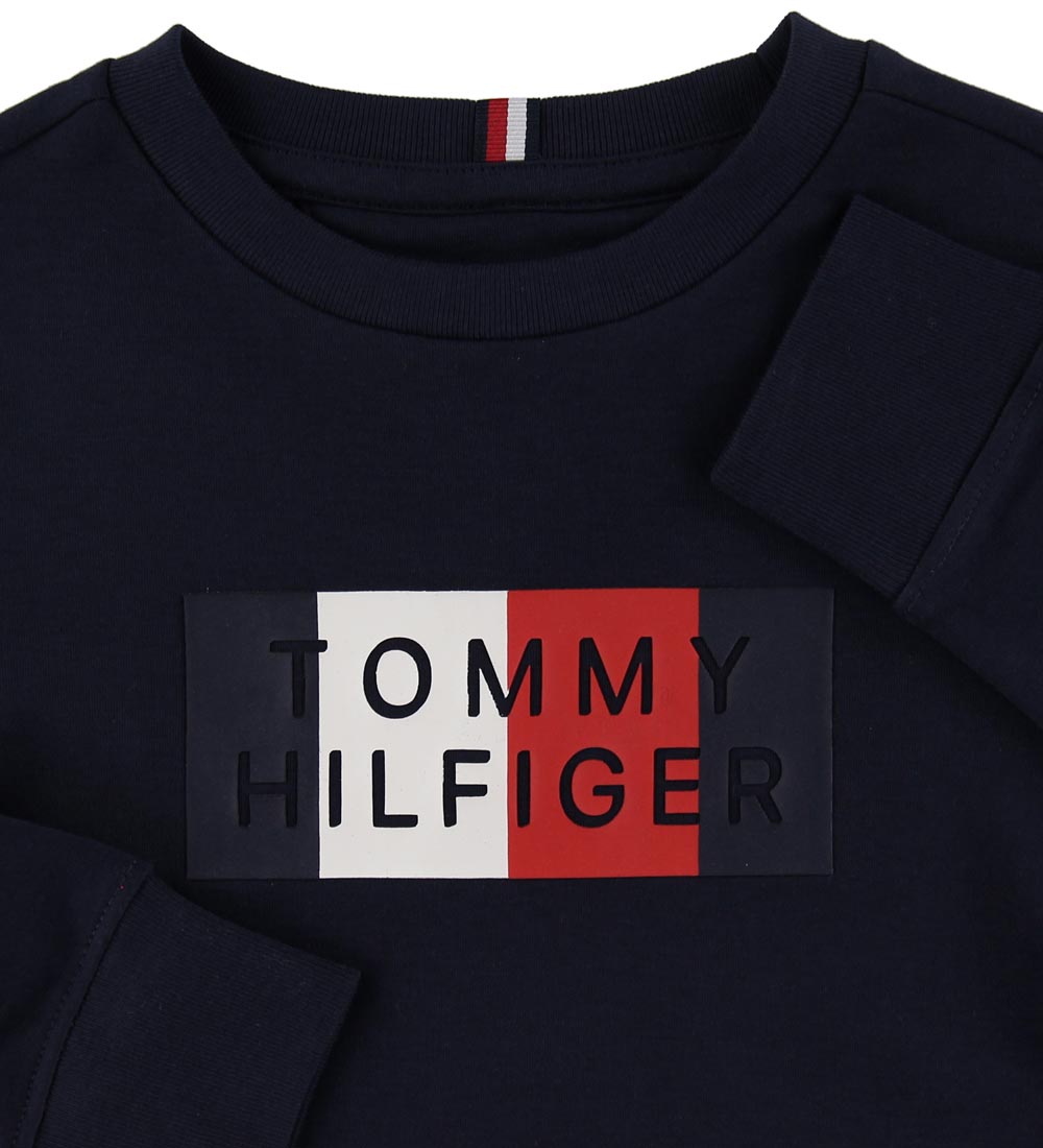 Tommy Hilfiger Sweatshirt - Twilight Navy m. Print