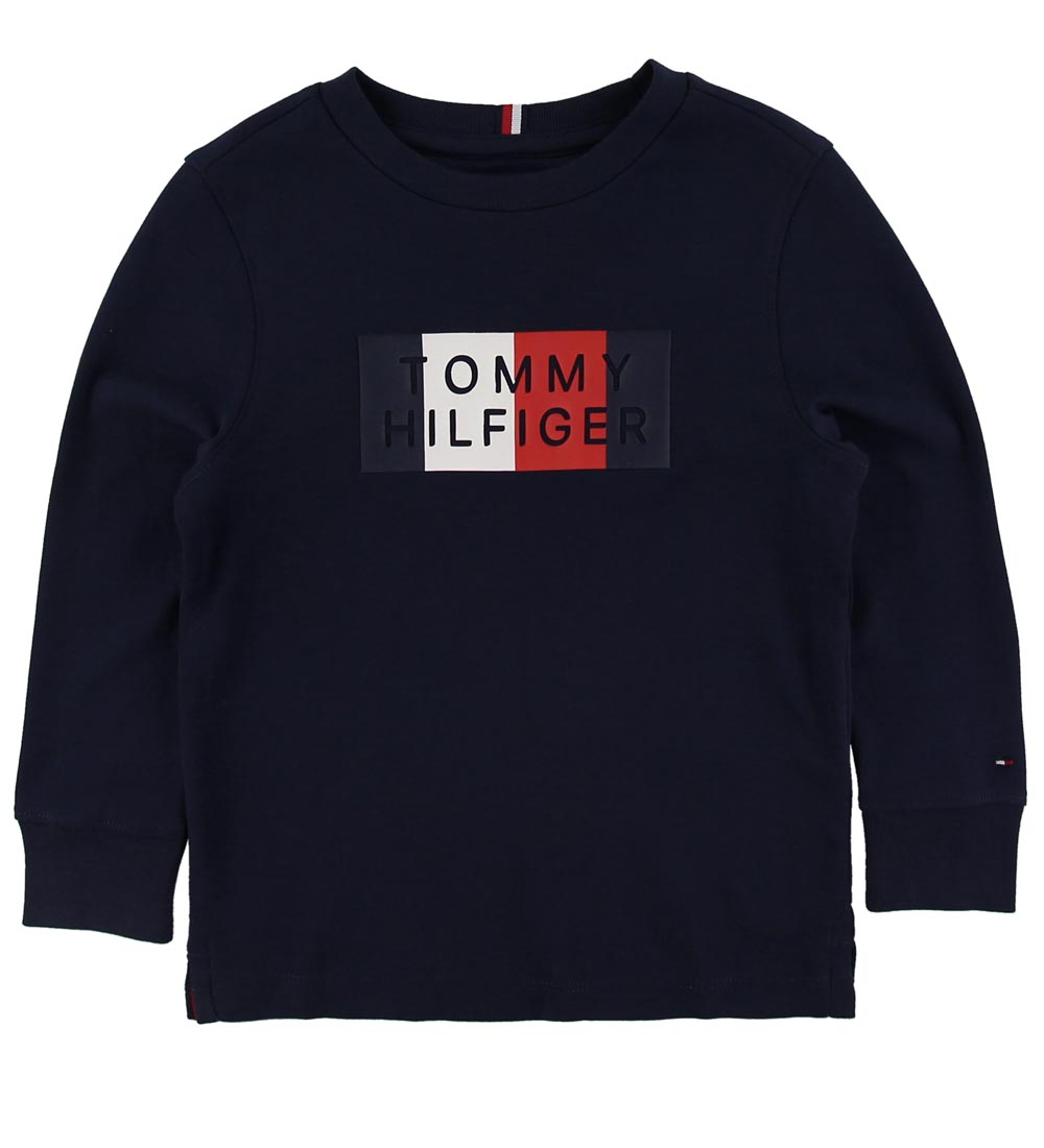 Tommy Hilfiger Sweatshirt - Twilight Navy m. Print