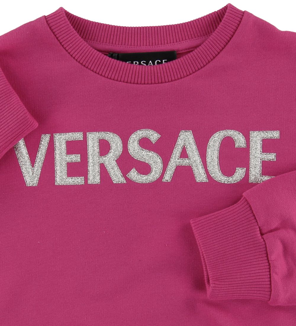 Versace Sweatshirt - Fuchsia m. Logo