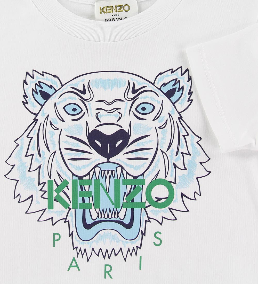 Kenzo T-shirt - Tiger JB B1 - Hvid m. Print