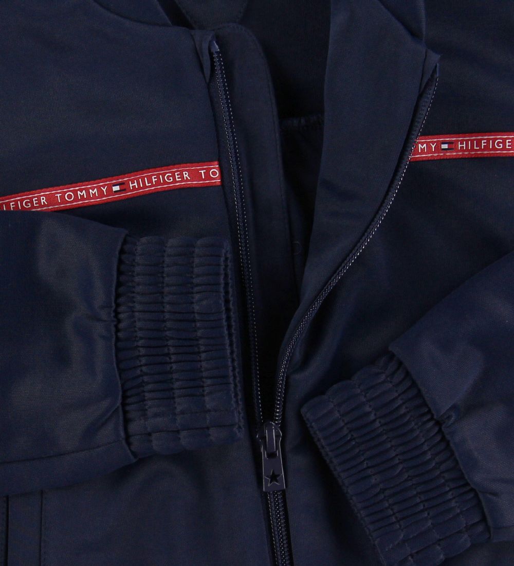 Tommy Hilfiger Cardigan - Tape Track - Navy