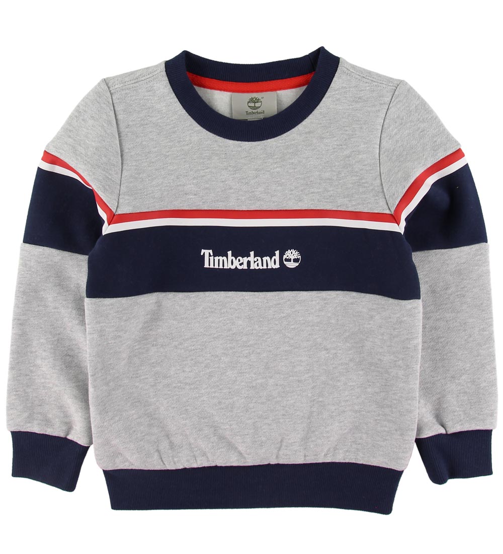 Timberland Sweatshirt - Grmeleret m. Navy