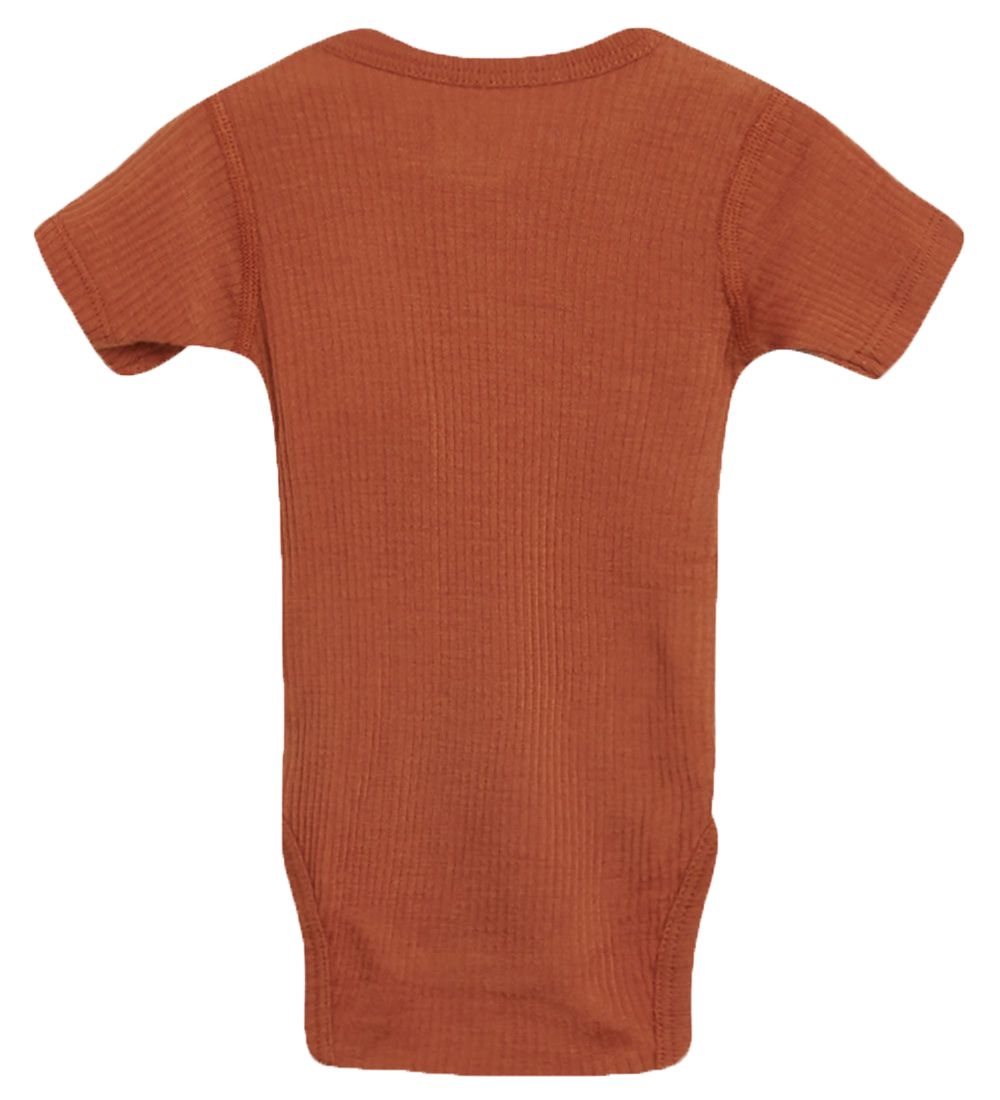 Hust and Claire Body k/æ - Bet - Uld/Bambus - Brændt Orange