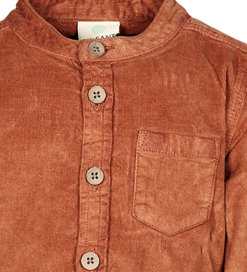 En Fant Skjorte - Fløjl - Leather Brown