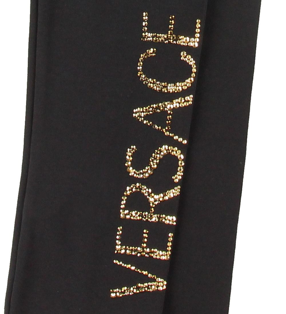 Versace Leggings - Sort m. Similisten