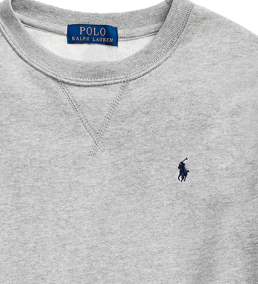 Polo Ralph Lauren Sweatshirt - Grmeleret m. Logo