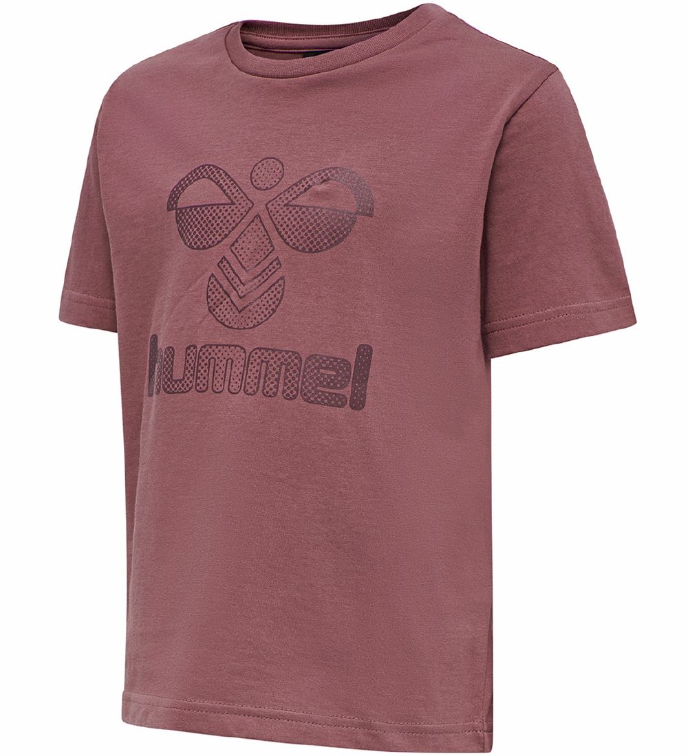 Hummel T-shirt - HmlDrei - Lilla m. Logo
