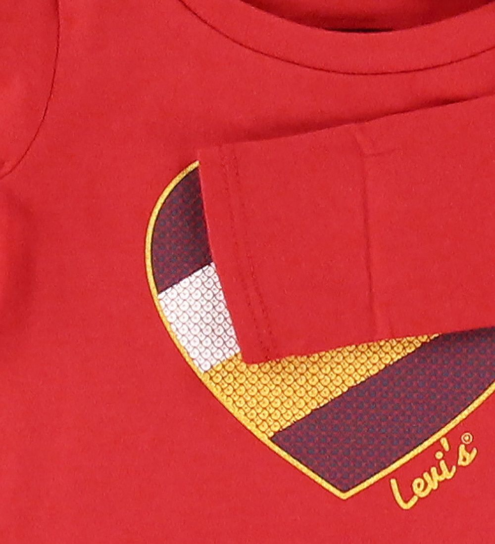 Levis Bluse - Super Red m. Hjerte