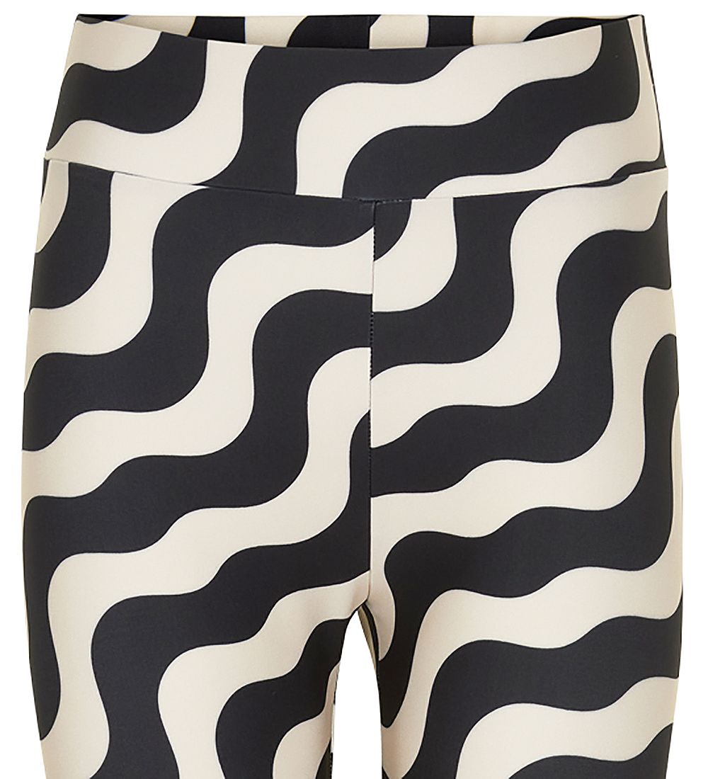 Cost:Bart Leggings - Mira - Sort/Offwhite